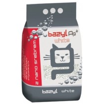 Bazyl Ag+ White 10L żwirek bentonitowy z nano srebrem dla kota