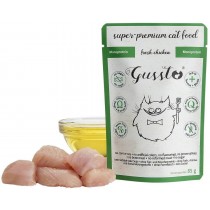 Gussto Cat Świeży Kurczak 85 g wysokomięsna karma dla kota bez zbóż
