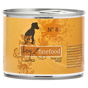 Dogz finefood No.8 indyk & koza 200g