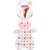 Zolux Zabawka króliczek dla szczeniaka TINY różowy 16,5 cm