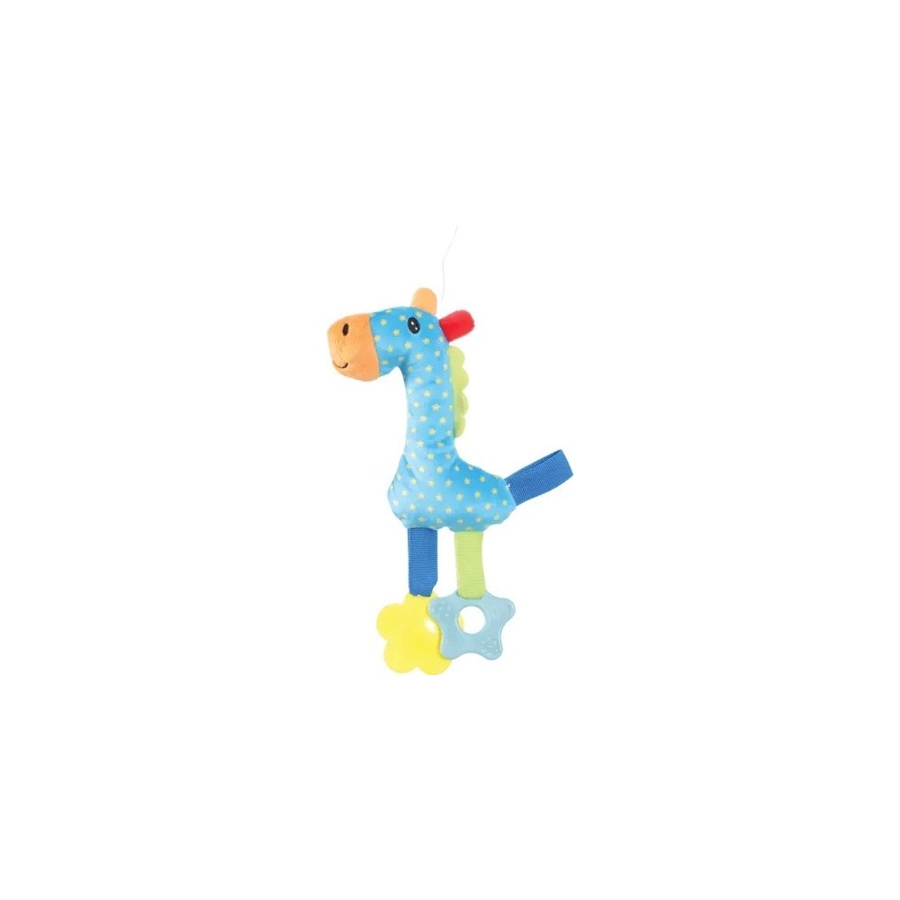 Zolux RIO pluszowa żyrafa niebieska dla szczeniaka 27 cm