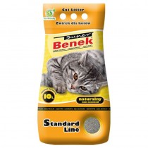 SUPER BENEK Żwirek Naturalny (żółty) 10L dla kota