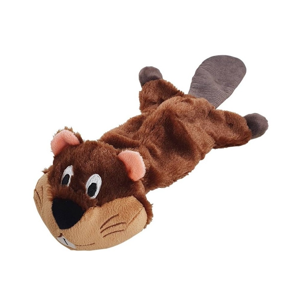 Nobby Pluszowy Bóbr Szeleszcząca zabawka dla psa z piszczałką