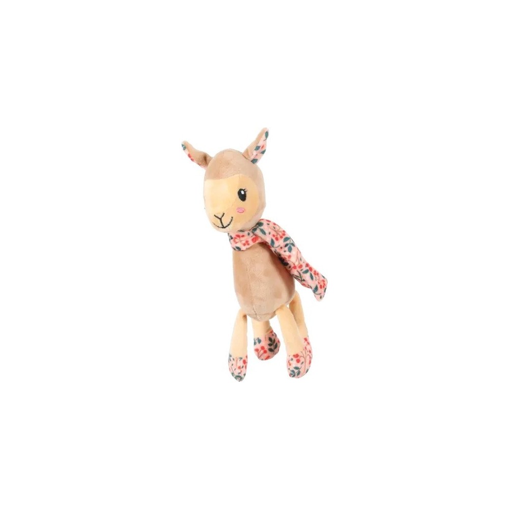 Zolux CHIQUITOS lama z szaliczkiem zabawka pluszowa 26,5 cm