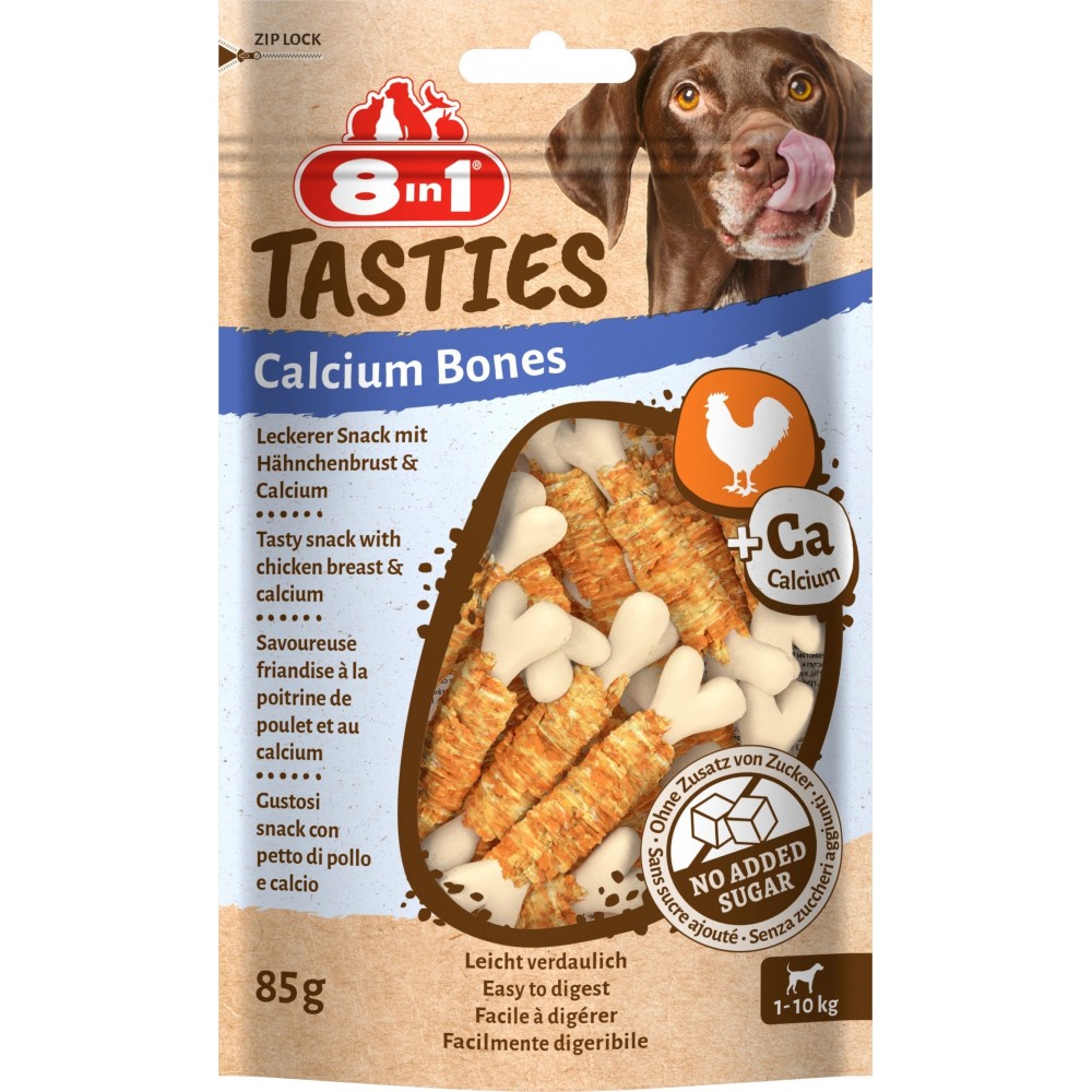 Przysmak 8in1 Tasties Calcium Bones 85g dla psa