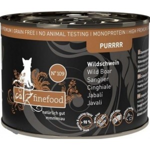 Catz finefood Purrrr No. 109 dziczynza 200g karma dla kota 98% mięsa