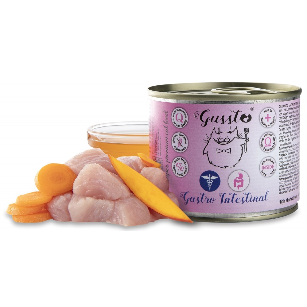 Gussto Vet Gastro 200g monobiałkowa karma weterynaryjna dla kota