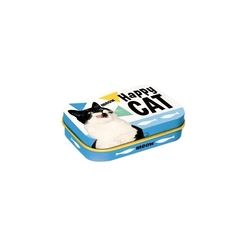 Mint Box pudełko z miętówkami Happy Cat