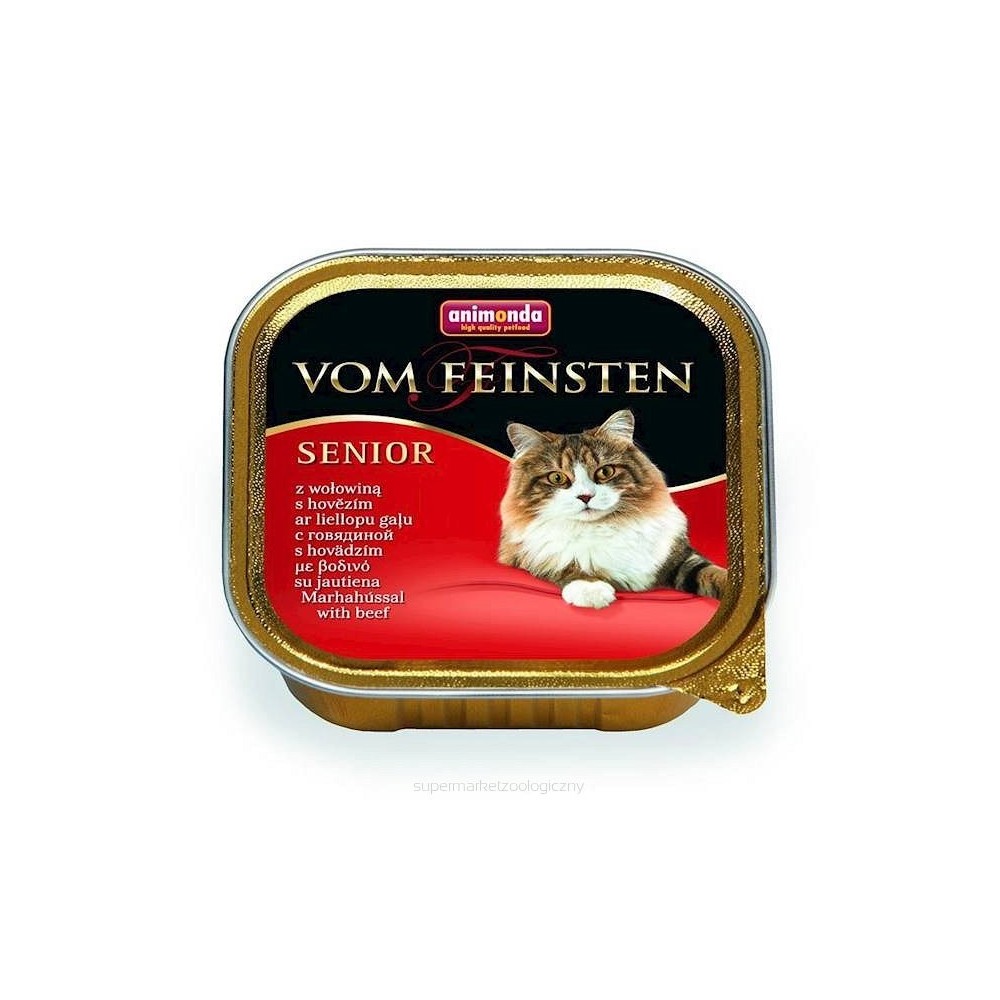 Animonda Vom Feinsten Senior Cat Wołowina 100g karma dla kota