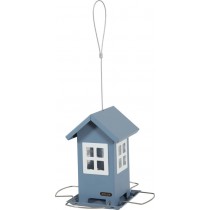 Zolux Karmnik dla dzikich ptaków Domek z 4 oknami niebieski