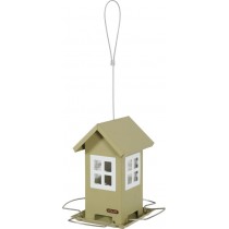 Zolux Karmnik Domek dla ptaków z 4 oknami kol. oliwkowy 39 cm