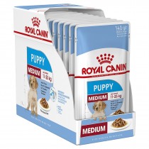 Royal Canin Medium Puppy 10x140g mokra karma dla szczeniąt