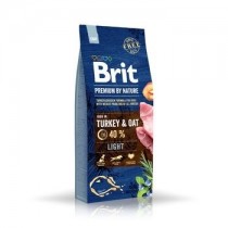 Brit Premium By Nature Light 15kg dla psów dorosłych z nadwagą