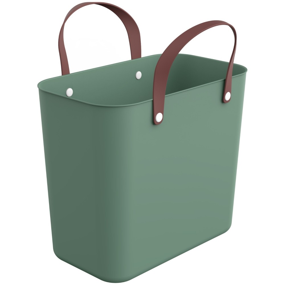 Rotho Albula Style zielona torba na zakupy Mistletoe 25L
