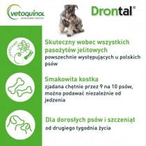 DRONTAL Dog Flavour ba pasożyty dla psów 1tabletka