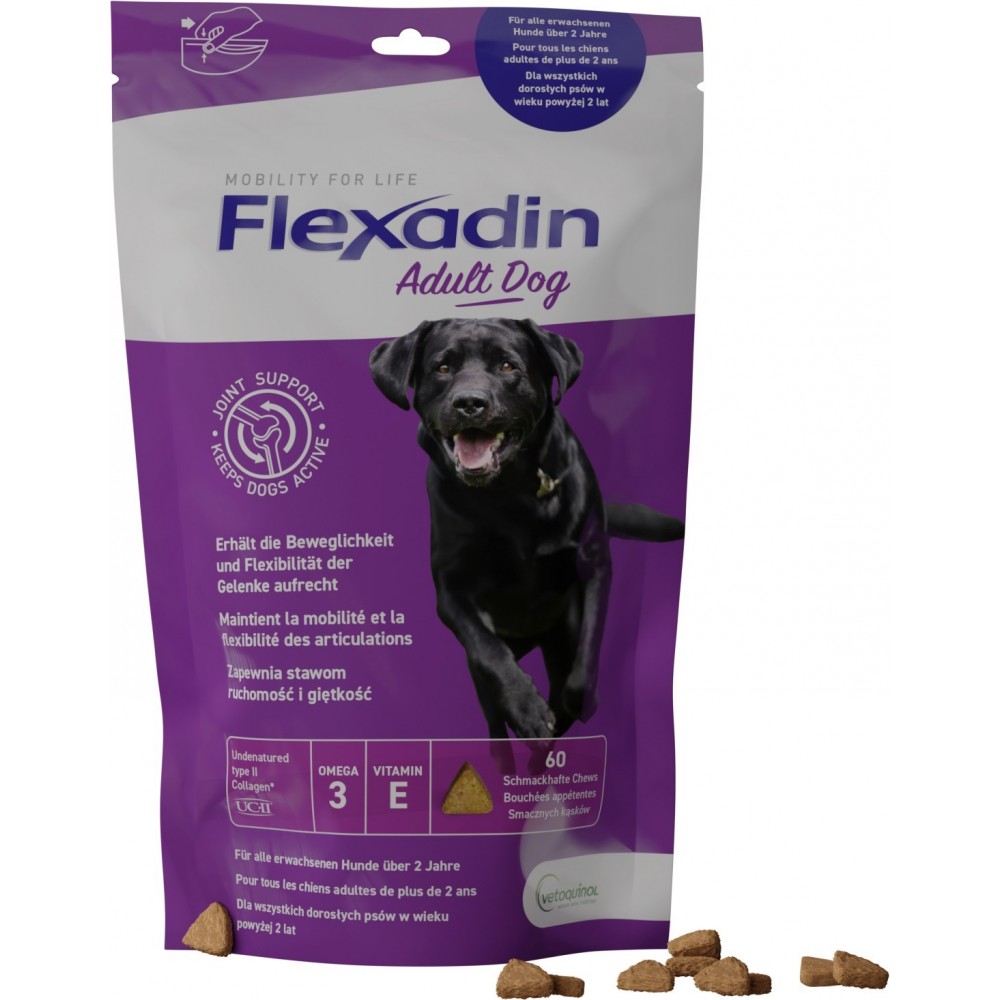 Flexadin Adult Dog Karma uzupełniająca dla psów na stawy 60 szt.