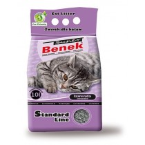 SUPER BENEK Żwirek lawenda (różowy) 10L dla kota
