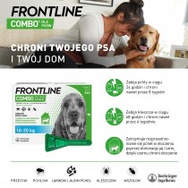 FRONTLINE COMBO M 10-20kg 1,34ml - 3 pipety