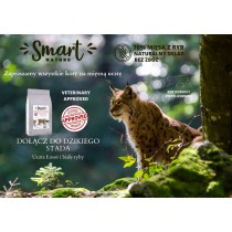 Smart Nature Cat Skin Coat 70% Fish 300g