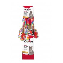Camon zabawka dla kota wędka 45cm kolorowy ptak