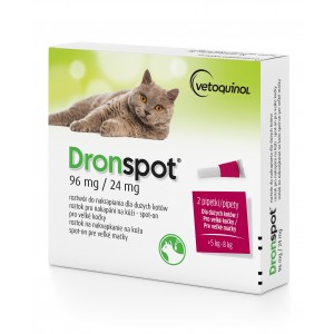 Dronspot preparat na odrobaczanie dla dużych kotów 96 mg/24 mg