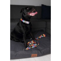 Obroża dla psa Klamra LED piksele 20mm 35-50cm Matteo