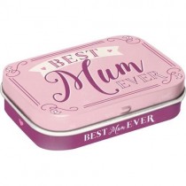 Retro pudełko z miętówkami najlepsza mama na świecie Mint Box Best Mum Ever