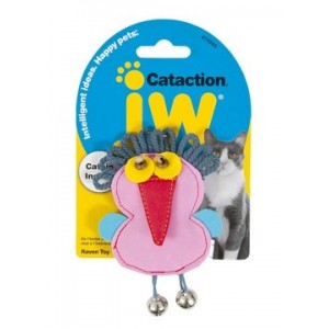 JW Cataction Raven Toy zabawka z dzwoneczkiem dla kota 12 cm