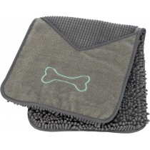 TX-23577 Ręcznik, dla psa/kota, szary, mikrofibra,