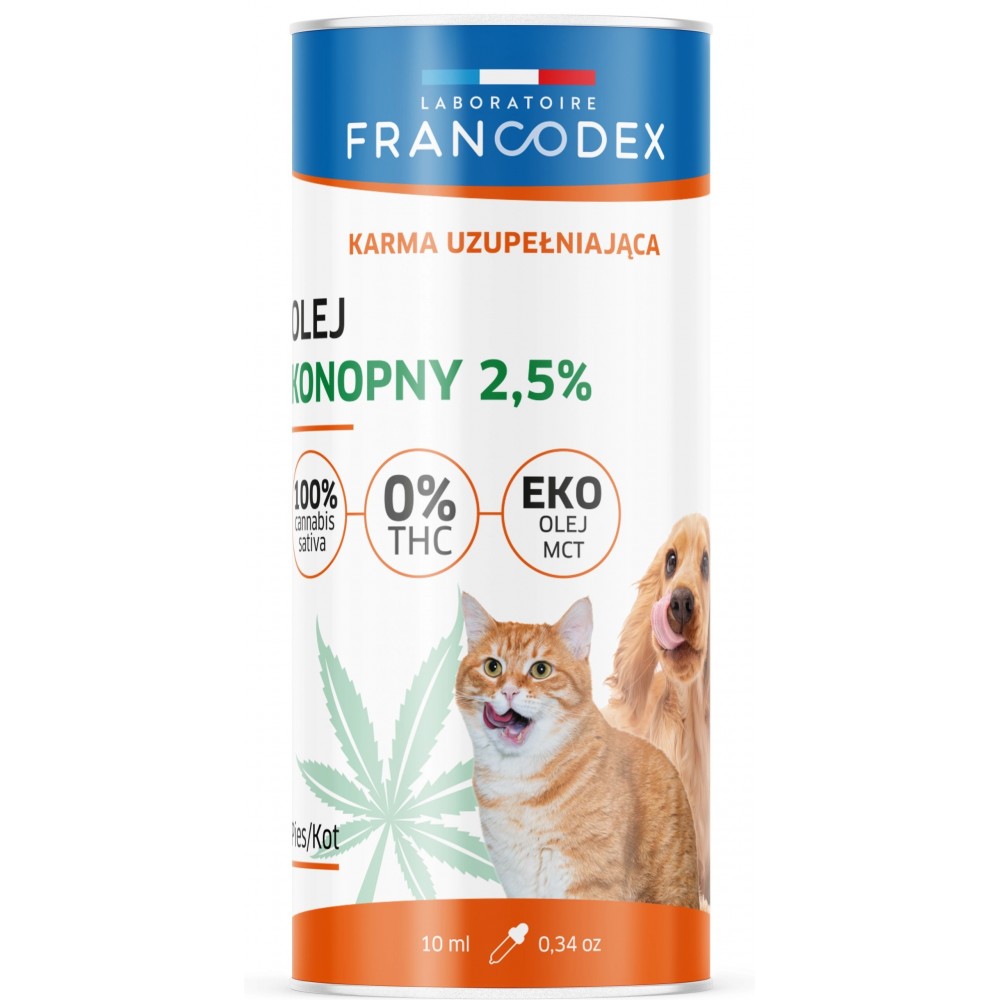 FRANCODEX Olej konopny CBD 2,5% 10 ml