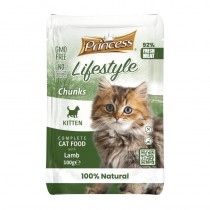 Princess Lifestyle Kitten Chunks Jagnięcina 100 gr mokra karma dla kociąt