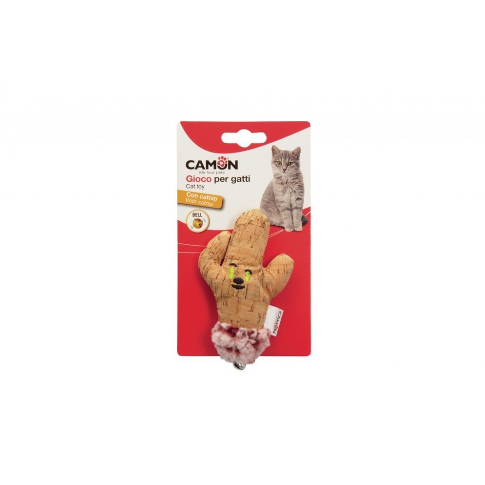 Zabawka dla kota camon toy kaktus Z dZwonkiem 12cm