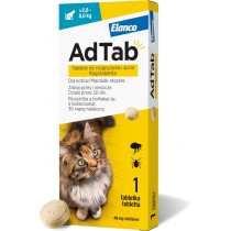 AdTab 48 mg x 1 tabletki do rozgryzania i żucia dla kotów 2-8 kg