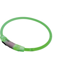 Obroża dla psa LED Band VISIBLE M  7/45cm zielona
