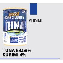 Prince Oceans Bounty 100% Tuna Surimi 400 gr mokra karma dla psa bez kurczaka i bez zbóż