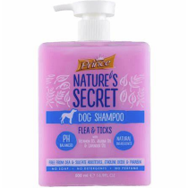 Prince Secret Szamp Flea & Tick szampon dla psa pomaga zwalczać pchły i kleszcze