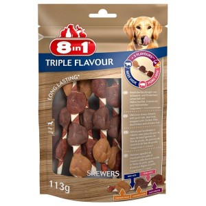 8in1 Triple Flavour Skewers 6 szt. przysmak dentystyczny dla psa