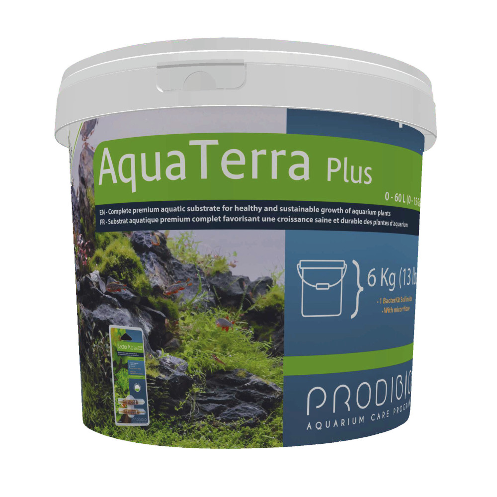 PRODIBIO Aqua Terra Plus 6 kg roślinne podłoże podżwirowe