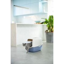Rotho kuweta dla kota ECO BAILEY Kolor: niebieski /piaskowy rozmiar: 560x400x390