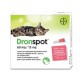 Dronspot preparat na odrobaczanie dla kotów 60 mg/15 mg do nakrapiania dla średnich kotów