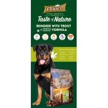 Taste of Nature karma dla psa z reniferem 4kg bez zbóż z konopią