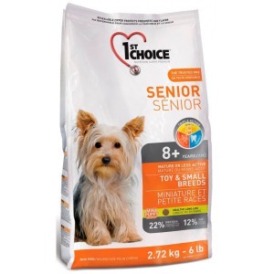 1st Choice Dog Senior Less Active Toy & Small Breeds 2,72 kg