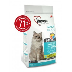 1st Choice Cat Healthy Skin & Coat 2,72kg karma dla kotów z wsparciem skóry i sierści