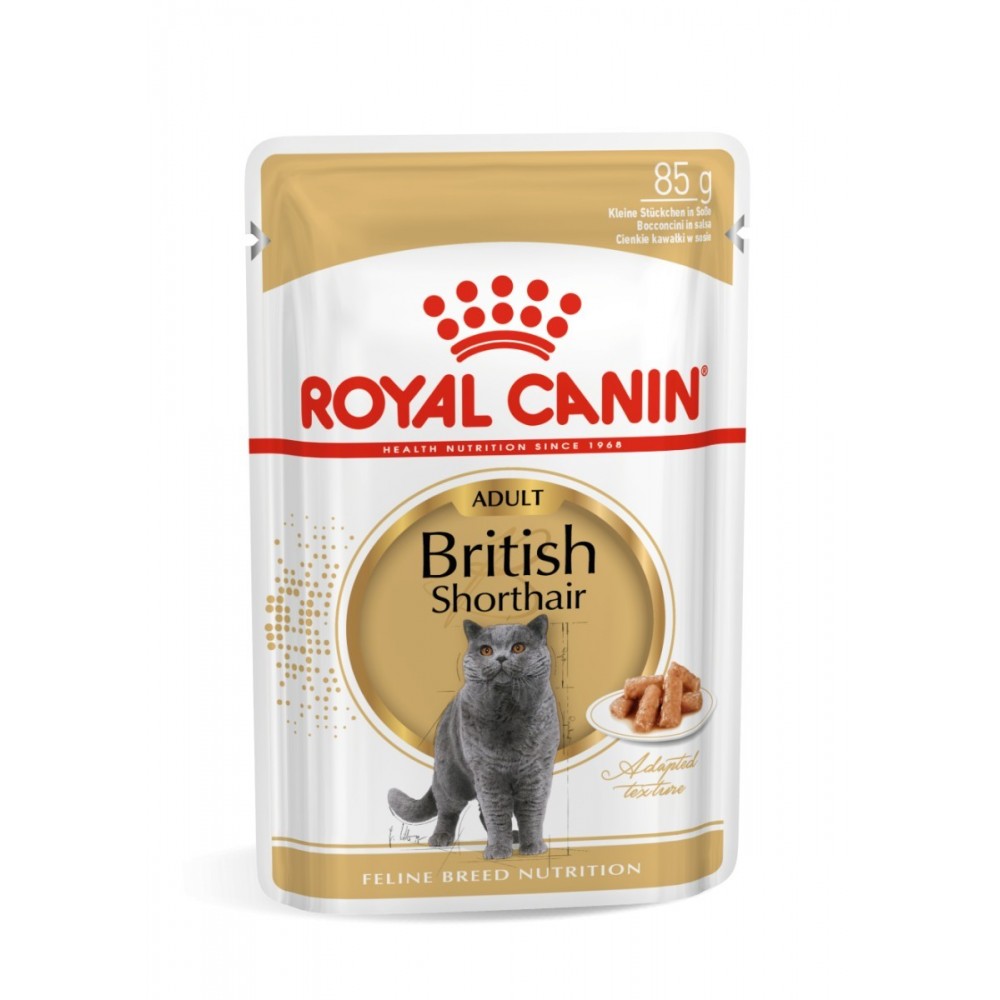 Royal Canin British Shorthair 85g mokra karma dla kotów rasy brytyjski krótkowłosy