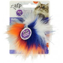 AFP Furry puszysta piłka dla kota pomarańcz