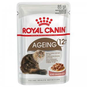 Royal Canin Ageing +12 w sosie 85g mokra karma dla kotów starszych