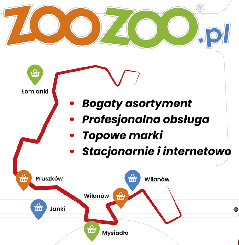 sklep zoologiczny Warszawa Piaseczno Łomianki Janki