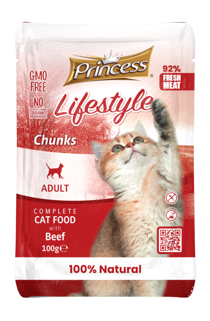 Princess Lifestyle Wołowina Saszetka 100 g dla kota