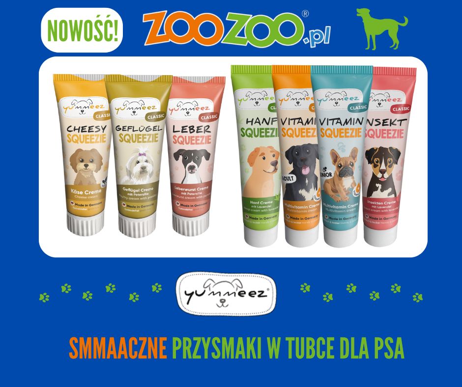 Wszystkie produkty yummeez nie zawierają żadnych wzmacniaczy smaku ani aromatów, ponieważ są naturalnie pyszne! Unikamy także dodatku cukru dla dobra Twojego futrzanego przyjaciela. Oczywiście produkujemy bez inżynierii genetycznej i testów na zwierzętach, według najwyższych standardów. To temat bliski naszemu sercu. Nasza wspólna misja: czysta przyjemność dla Twojego najlepszego przyjaciela!